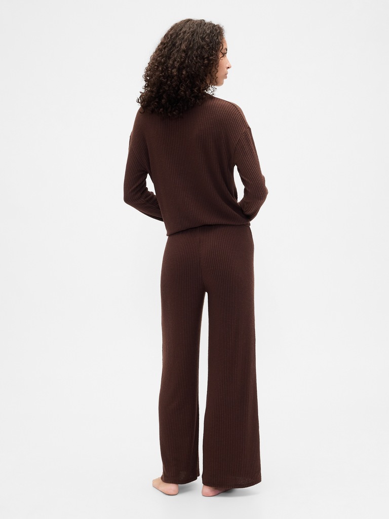Relaxed Wide-Leg PJ Pants