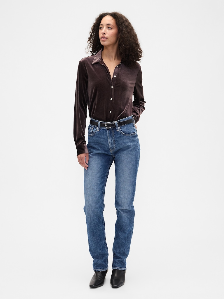 Recycled Velour Easy Shirt