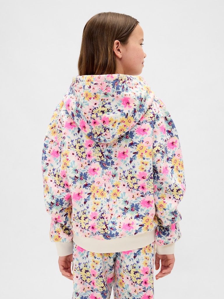Kids VintageSoft Relaxed Floral Hoodie