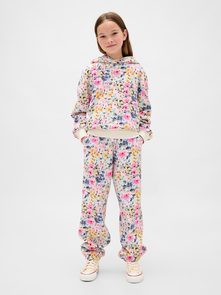 Kids VintageSoft Relaxed Floral Hoodie