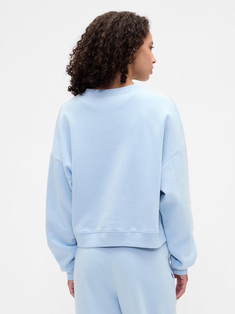 Relaxed Wedge Crewneck Sweatshirt