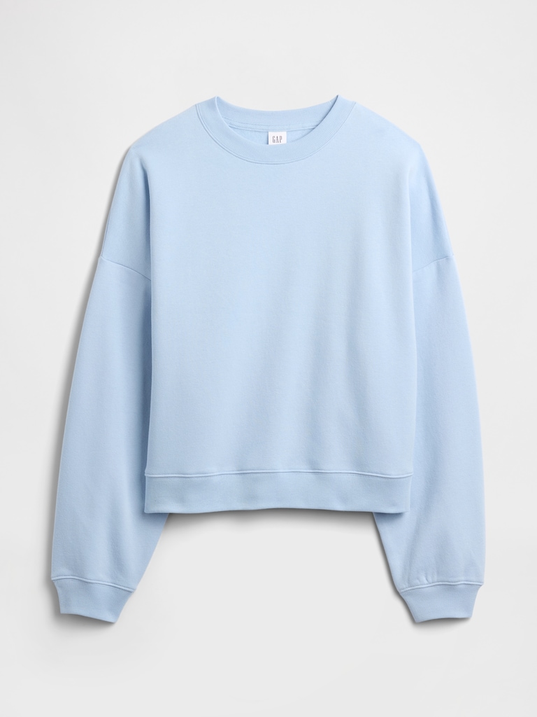 Relaxed Wedge Crewneck Sweatshirt