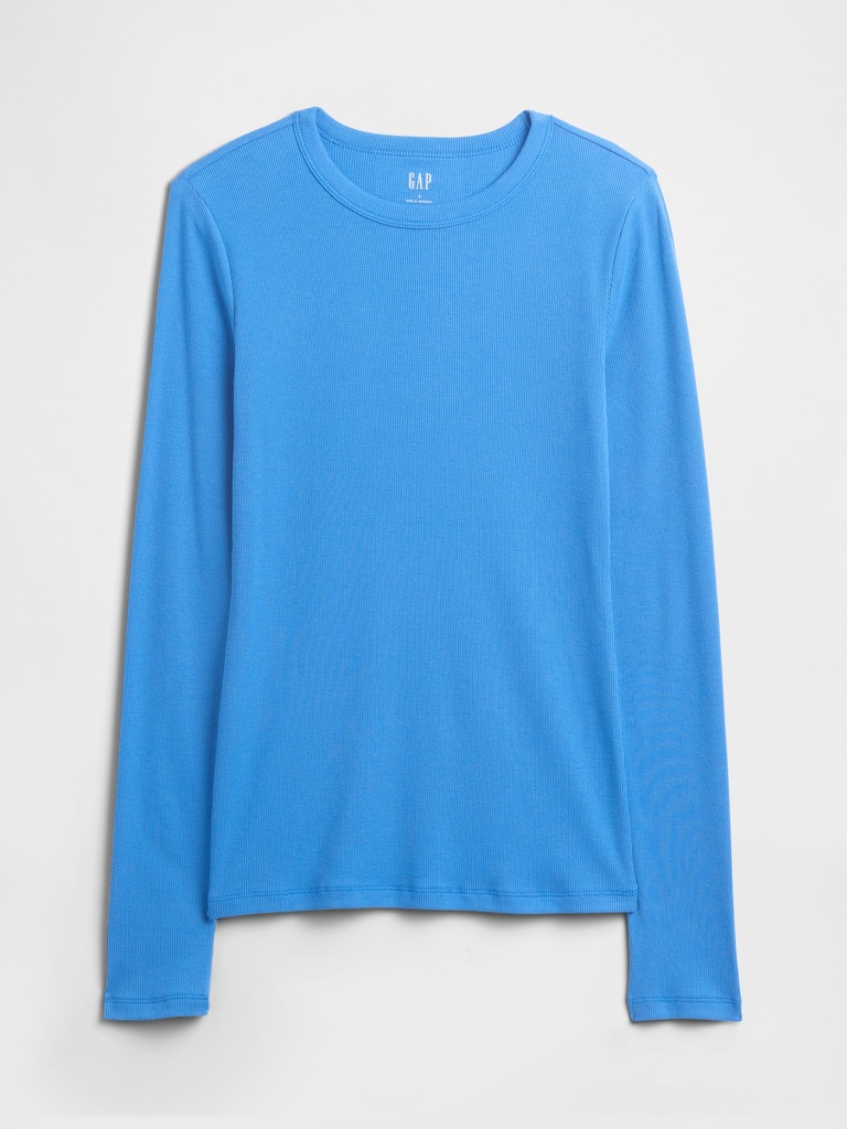Essential Ribbed Crewneck T-Shirt