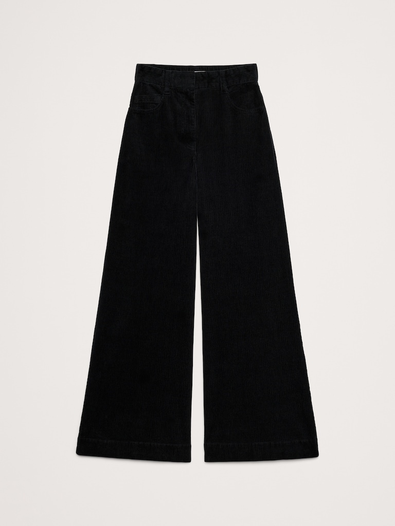 High-Rise Wide-Leg Corduroy Pant