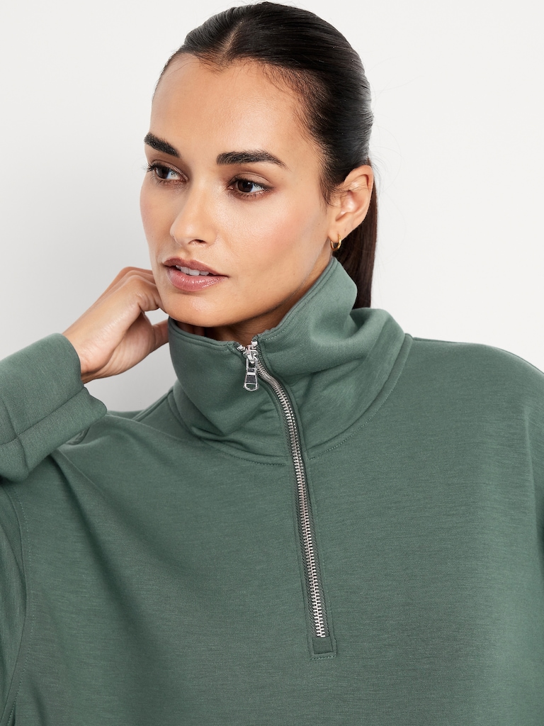 Bounce Fleece Half-Zip Pullover Sweatshirt