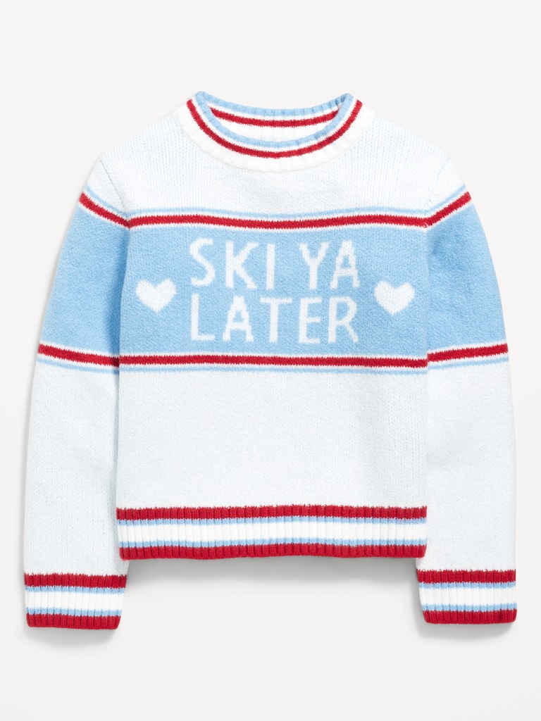 SoSoft Printed Sweater for Girls