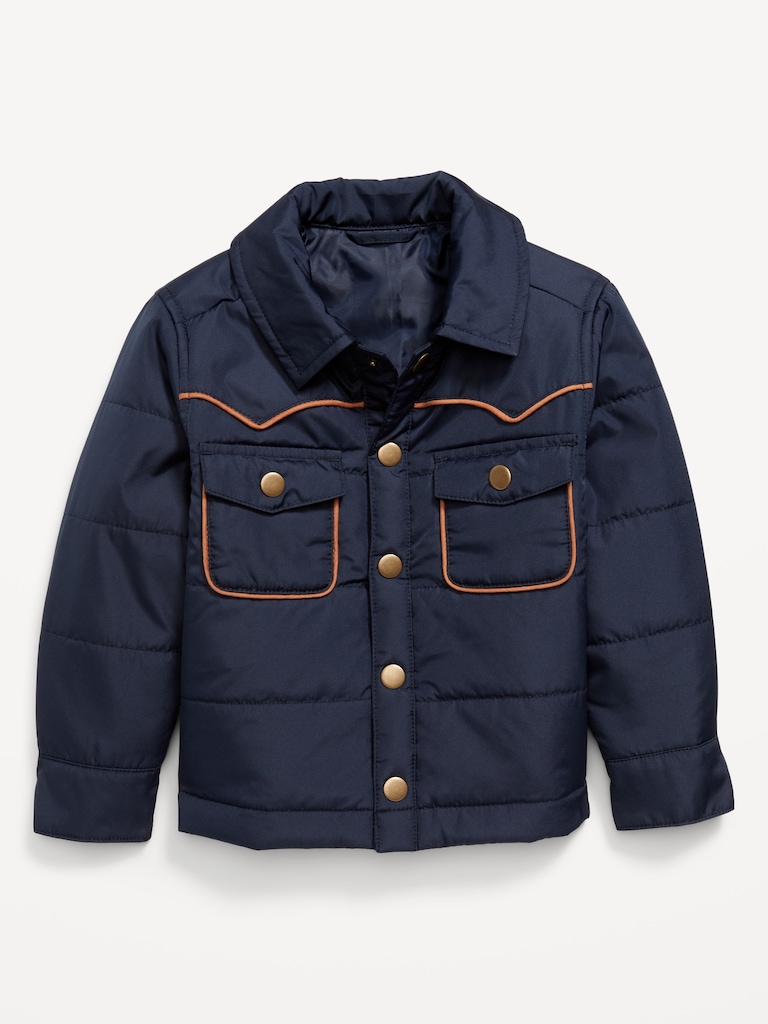 Button-Front Western Jacket for Toddler Boys