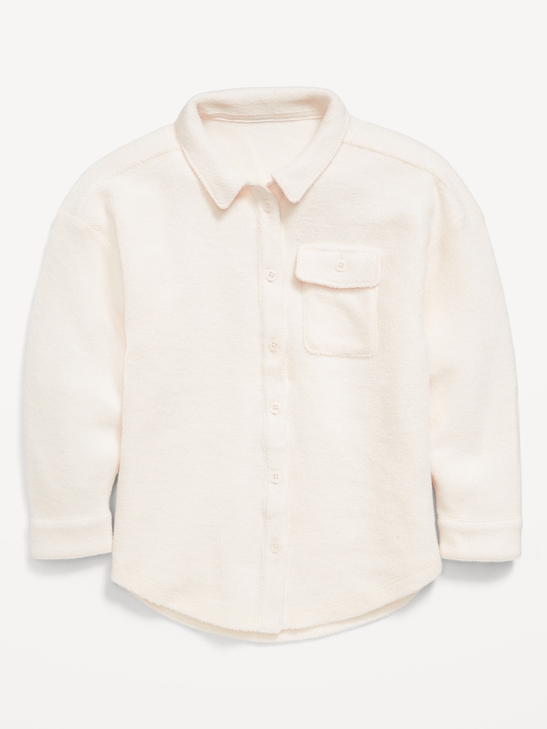 Cozy Oversized Shacket for Girls