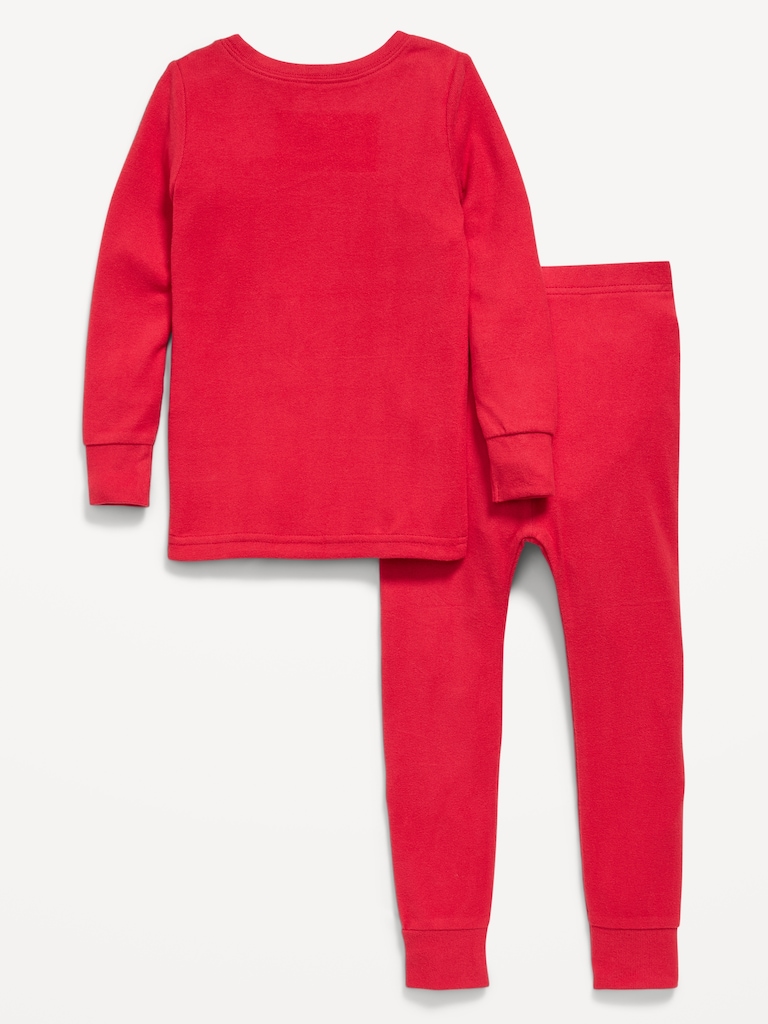 Cozy Printed Snug-Fit Pajama Set for Toddler & Baby