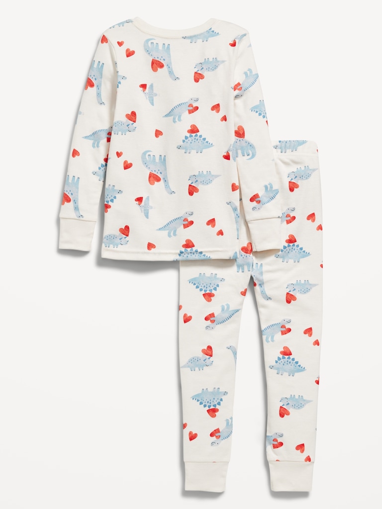 Printed Snug-Fit Pajama Set for Toddler & Baby