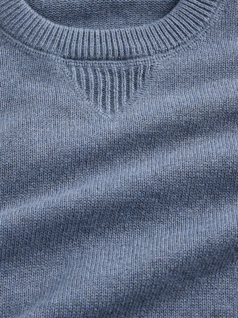 Kids Relaxed Crewneck Sweater