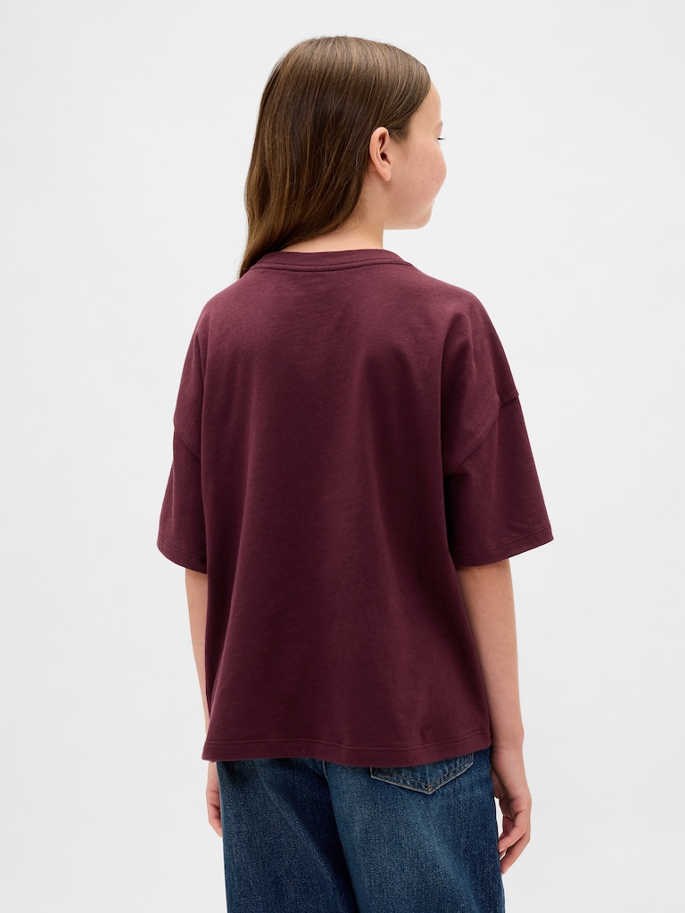 Kids Oversized Graphic T-Shirt