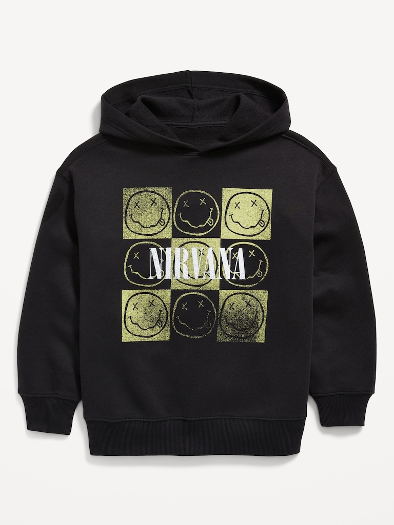 Nirvana™ Oversized Gender-Neutral Hoodie for Kids