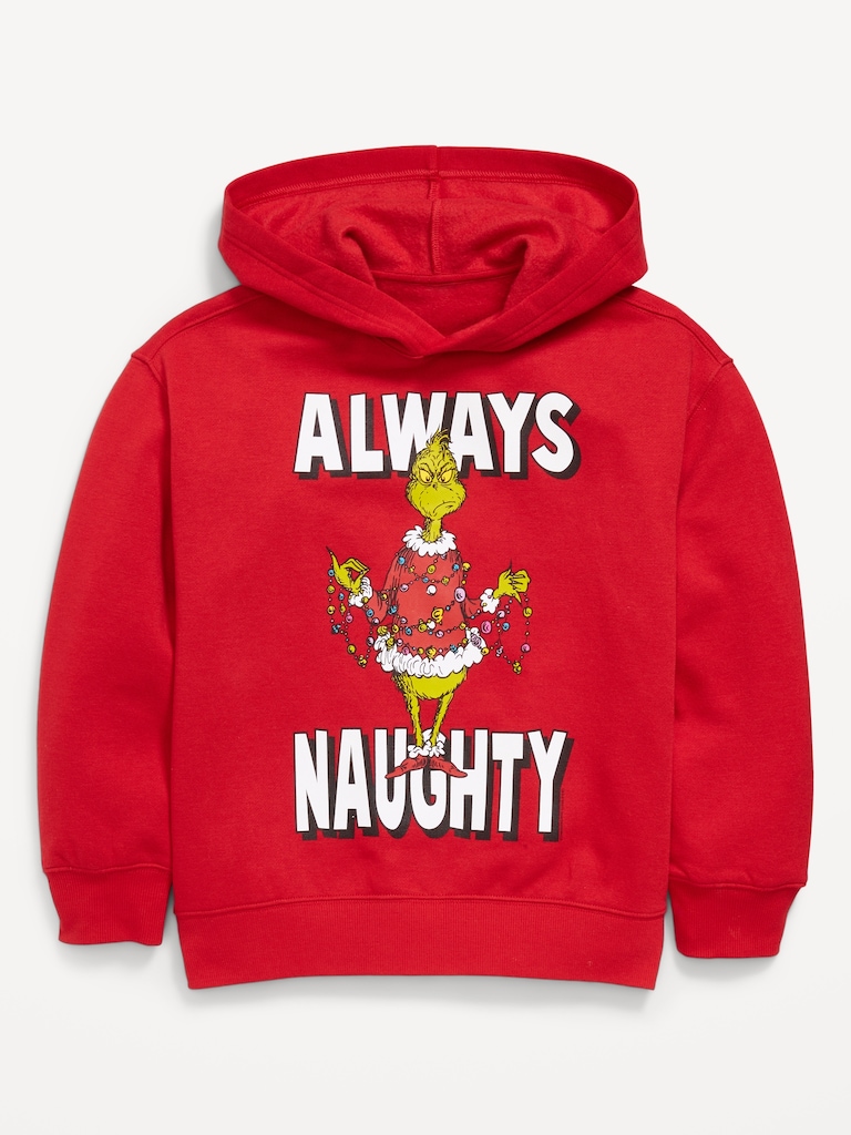 Dr. Seuss™ Grinch Oversized Gender-Neutral Hoodie for Kids