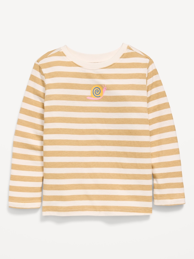 Long-Sleeve Graphic T-Shirt for Toddler Girls