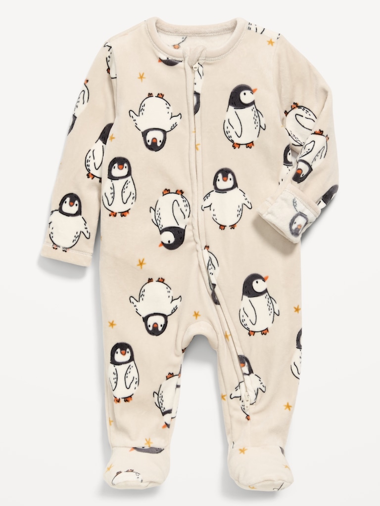 Velvet 2-Way-Zip Sleep & Play Footed One-Piece for Baby