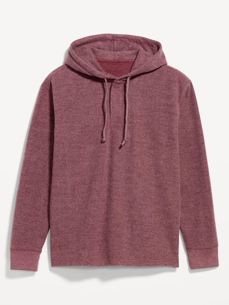 Plush Rugby Pullover Hoodie