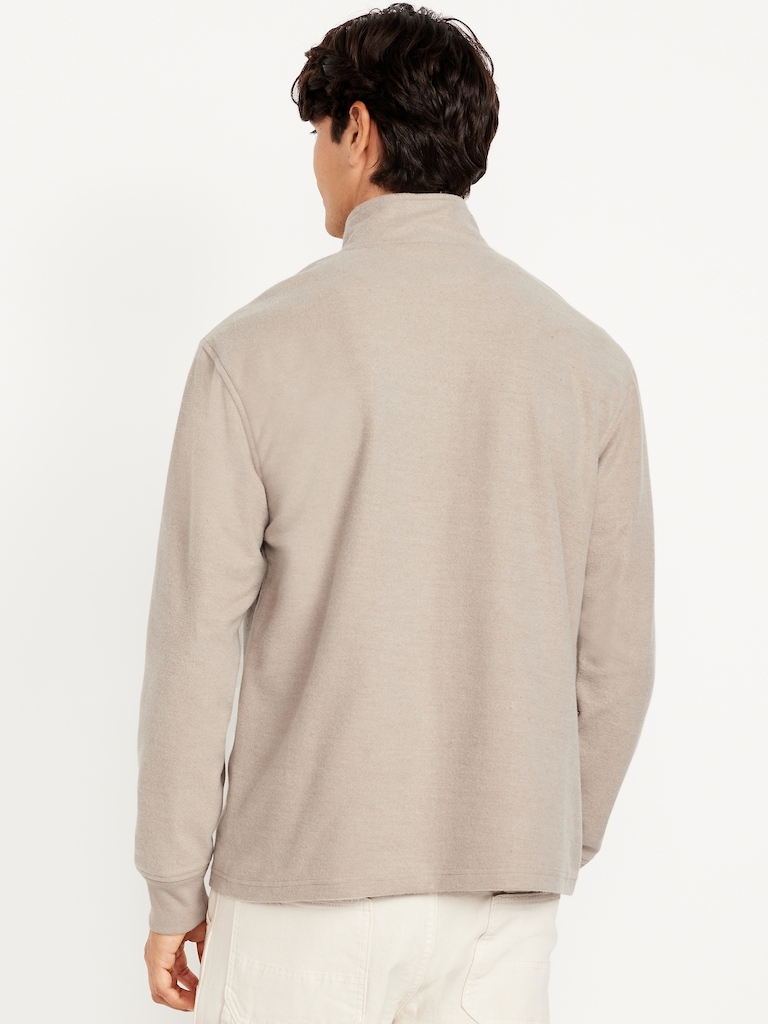 Plush Quarter-Zip Pullover