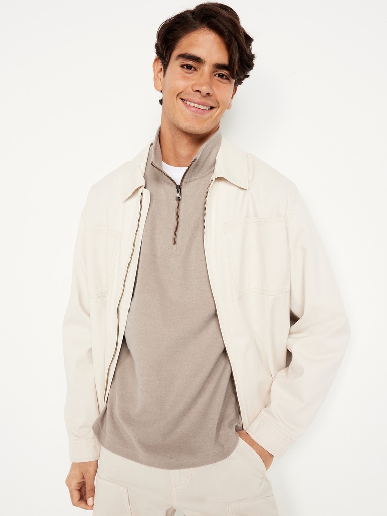 Plush Quarter-Zip Pullover