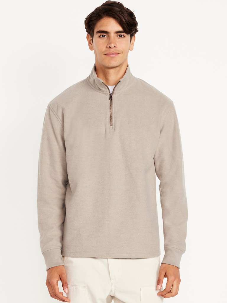 Plush Quarter-Zip Pullover