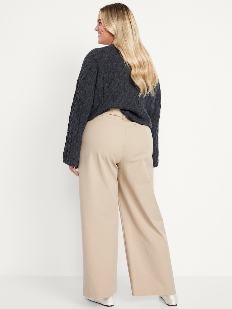 High-Waisted Pixie Super Wide-Leg Pants