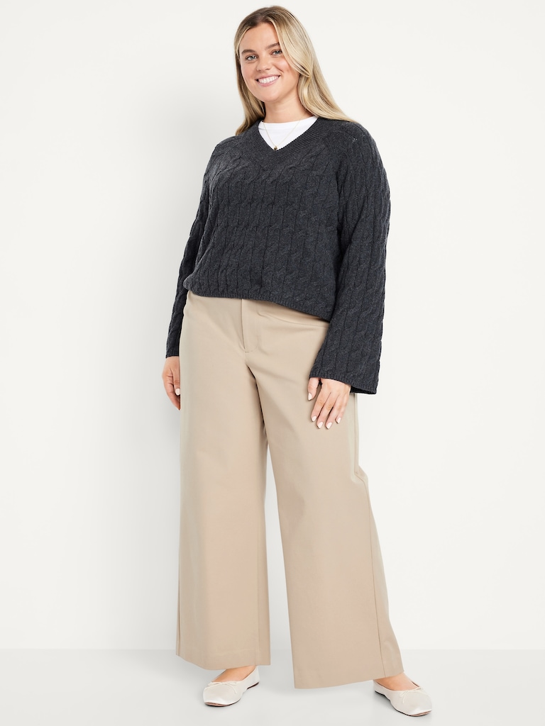 High-Waisted Pixie Super Wide-Leg Pants