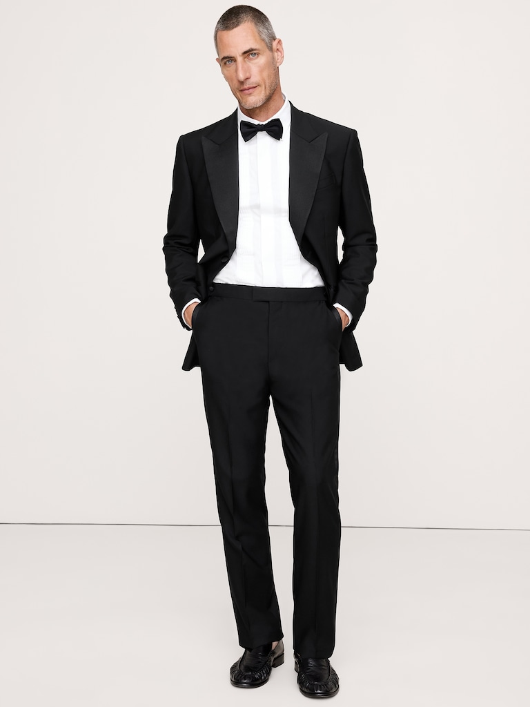 Slim Italian Barathea Tuxedo Pant