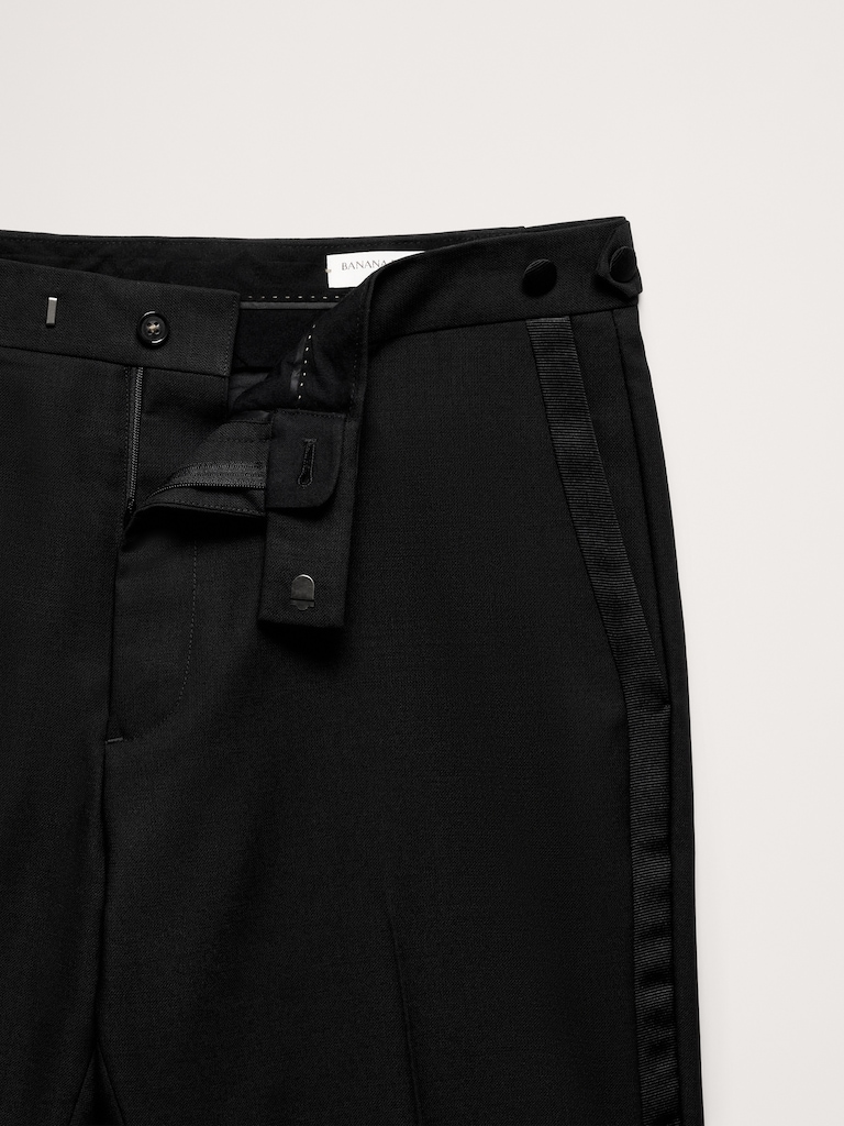 Slim Italian Barathea Tuxedo Pant