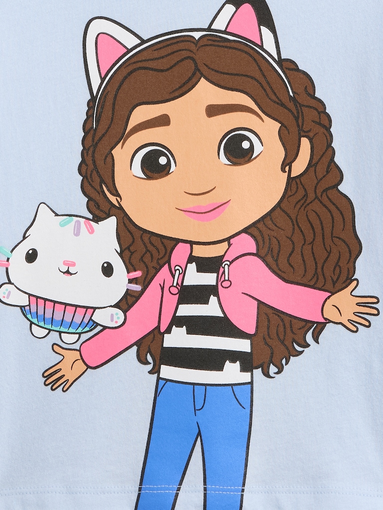 babyGap Gabby's Dollhouse Puff Sleeve Graphic T-Shirt