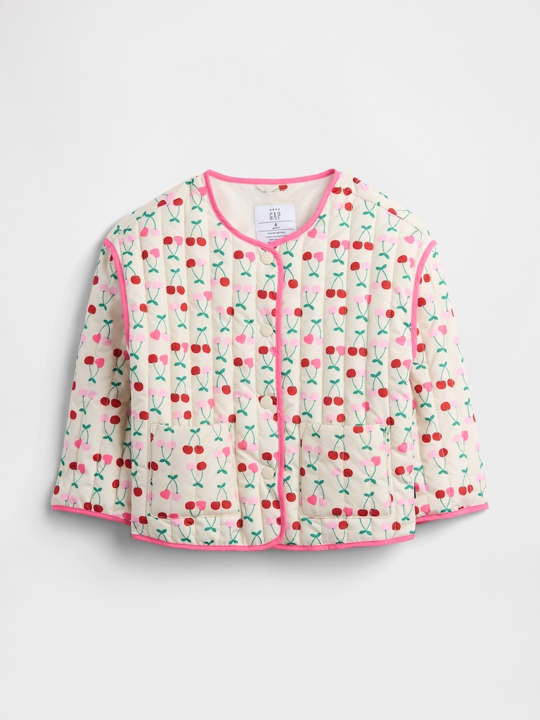 babyGap Print Quilted Jacket
