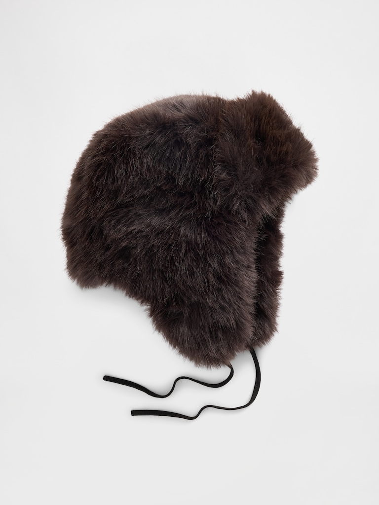Faux Fur Trapper Hat