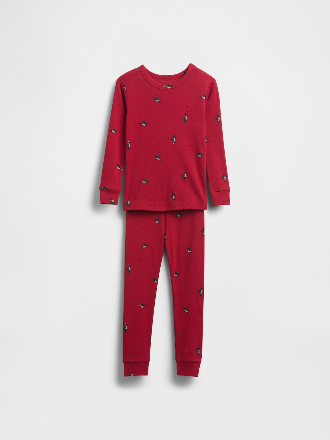 Kids & Baby Organic Brushed Cotton Holiday PJ Set