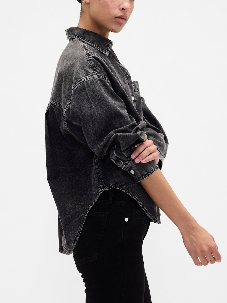 Denim Big Shirt