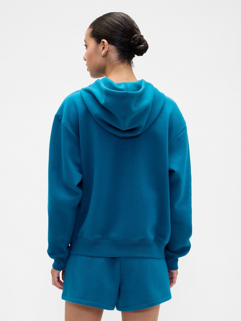 Relaxed Gap Logo Zip Hoodie