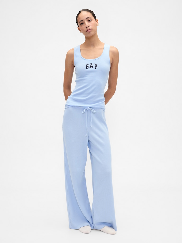 Gap Logo Ribbed Tank Top