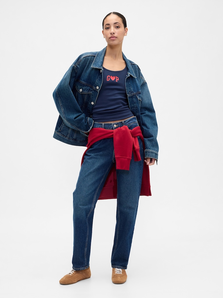 Gap Logo Ribbed Tank Top