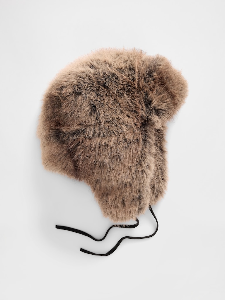 Faux Fur Trapper Hat