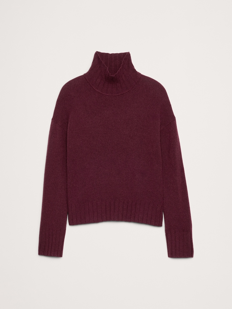 Relaxed Cashmere Turtleneck Sweater