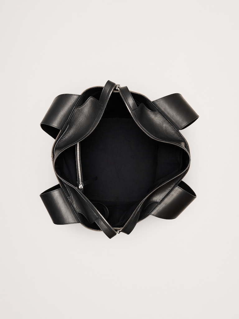 Large Patchwork Medium Zip Tote