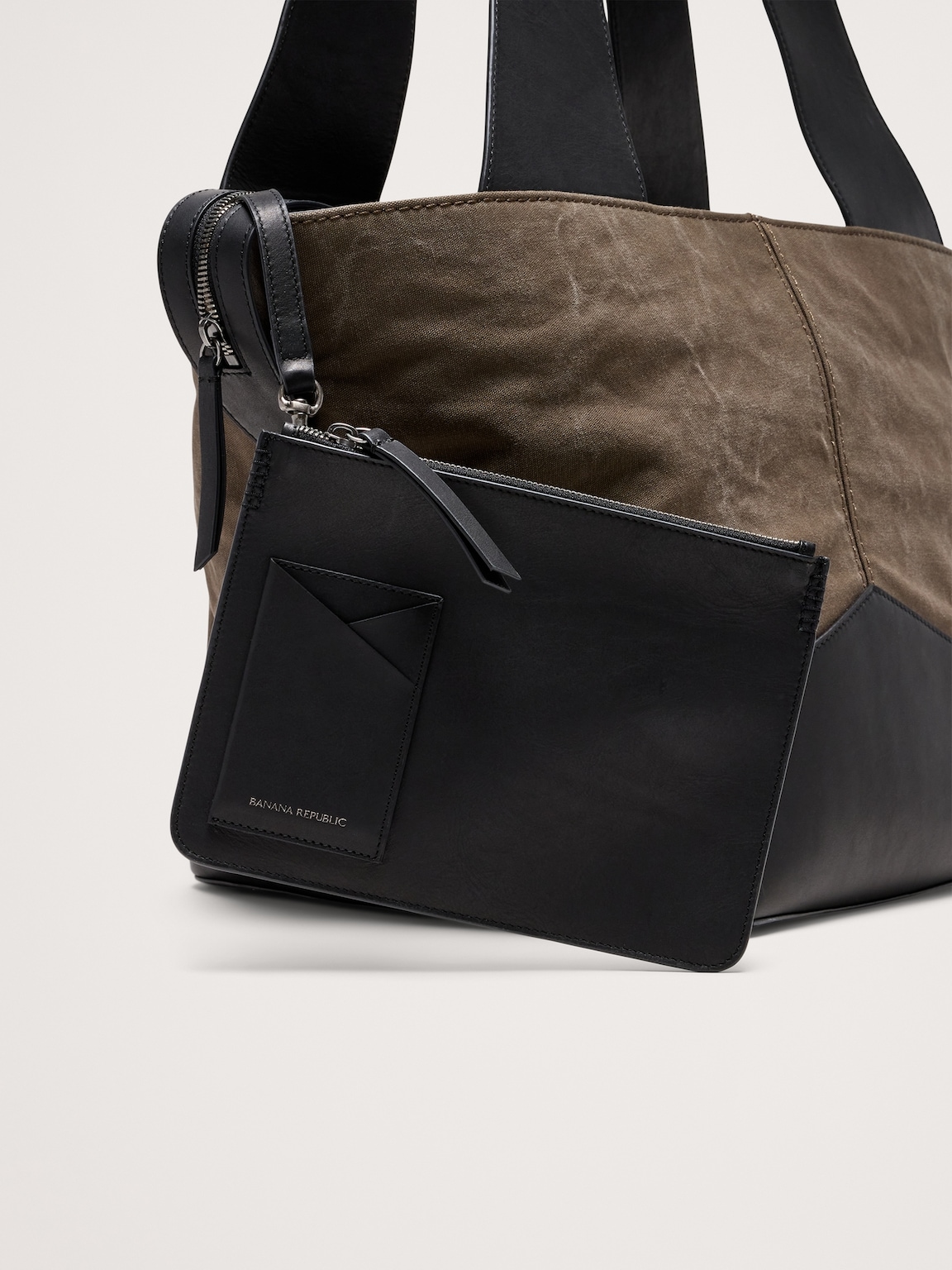 Large Patchwork Medium Zip Tote