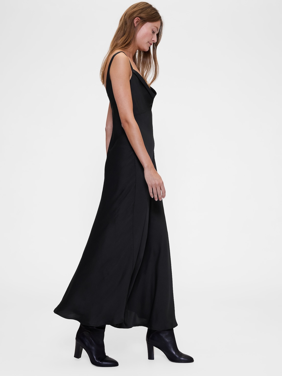GapStudio Satin Slip Maxi Dress