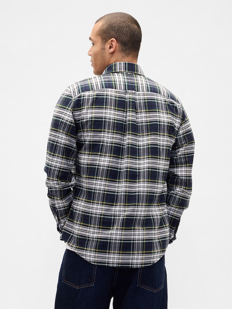 Plaid Oxford Shirt