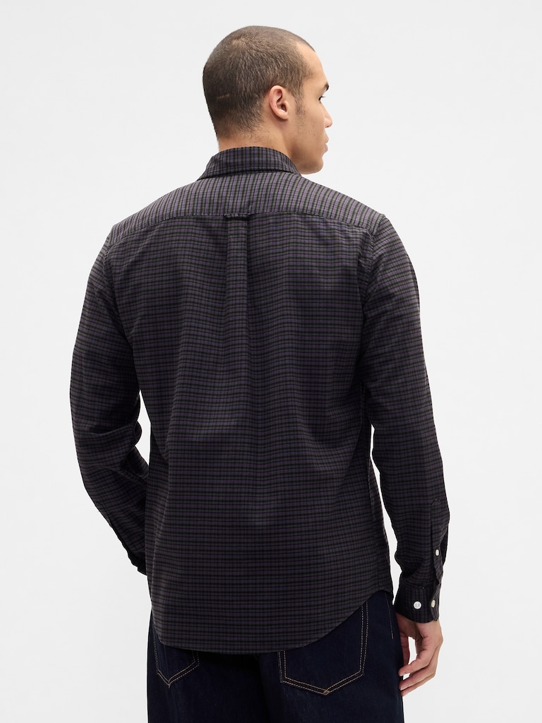 Plaid Oxford Shirt