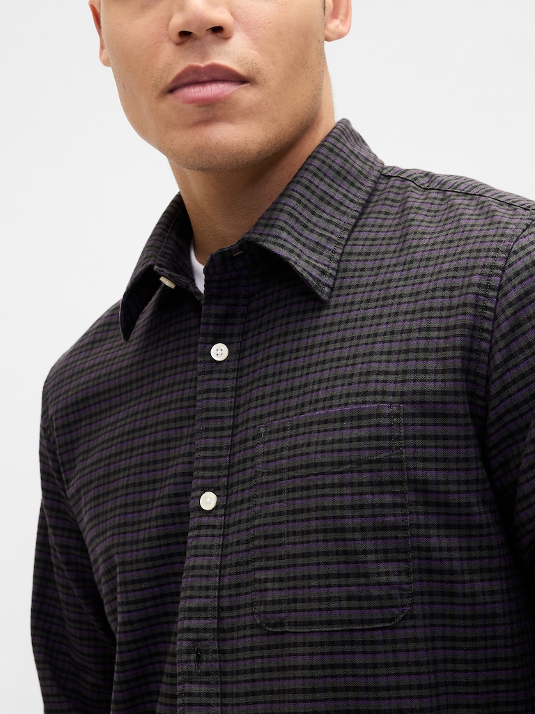 Plaid Oxford Shirt