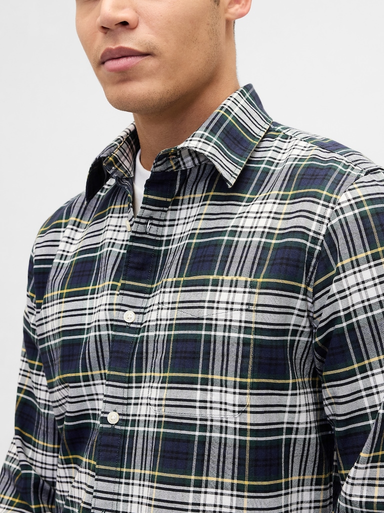 Plaid Oxford Shirt