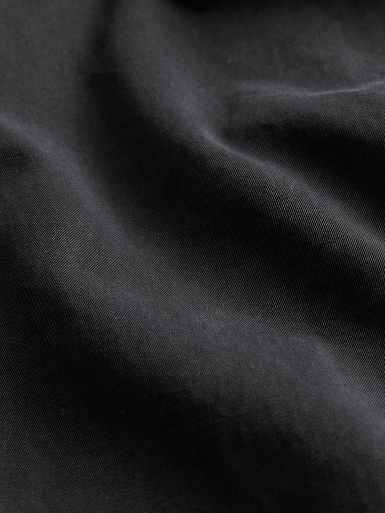 Mid Rise Twill Barrel Pants