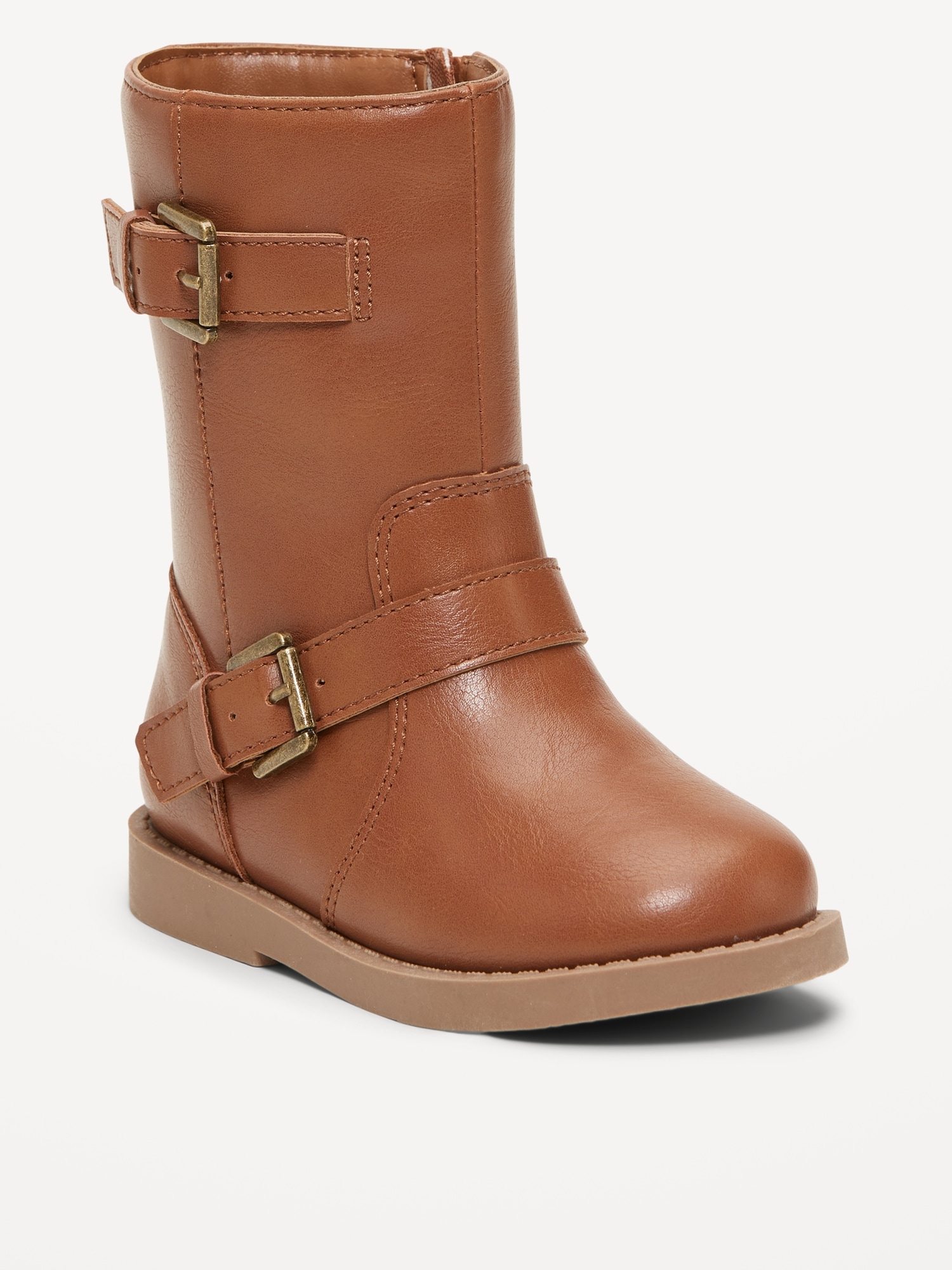 Faux-Suede Glitter Bow Cutout Boots for Toddler Girls