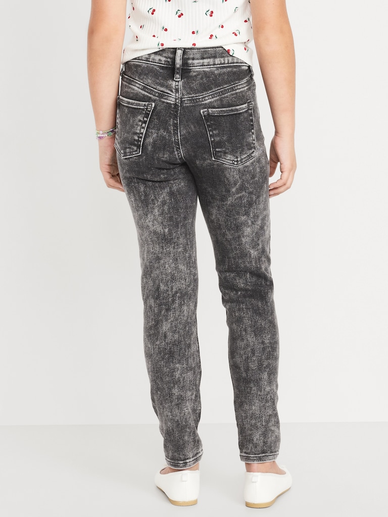 High-Waisted Rockstar 360° Stretch Jeggings for Girls