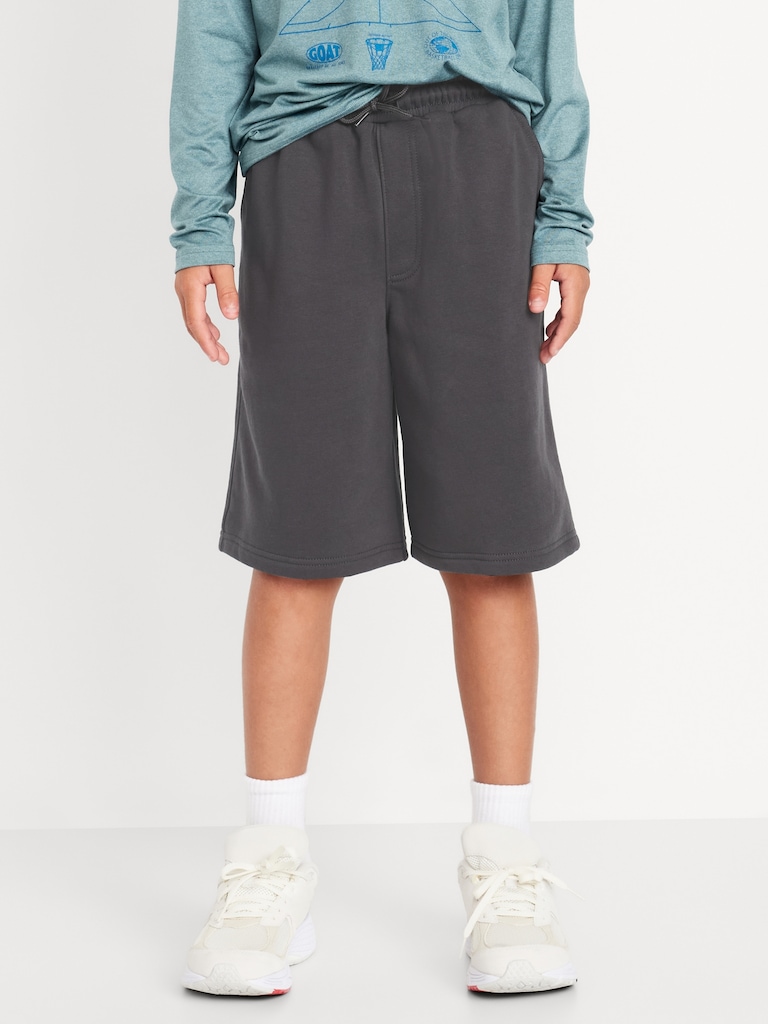 Below Knee Baggy Fleece Shorts for Boys