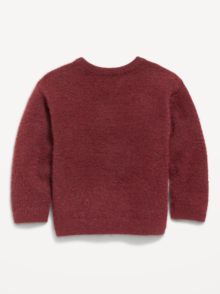 SoSoft Oversized Holiday Graphic Sweater for Toddler Boys